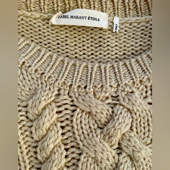 Isabel Marant Etoile hay yellow wool sweater - Picture 3 of 4